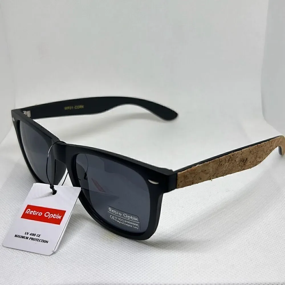 Retro Classic Cork Unisex Sunglasses